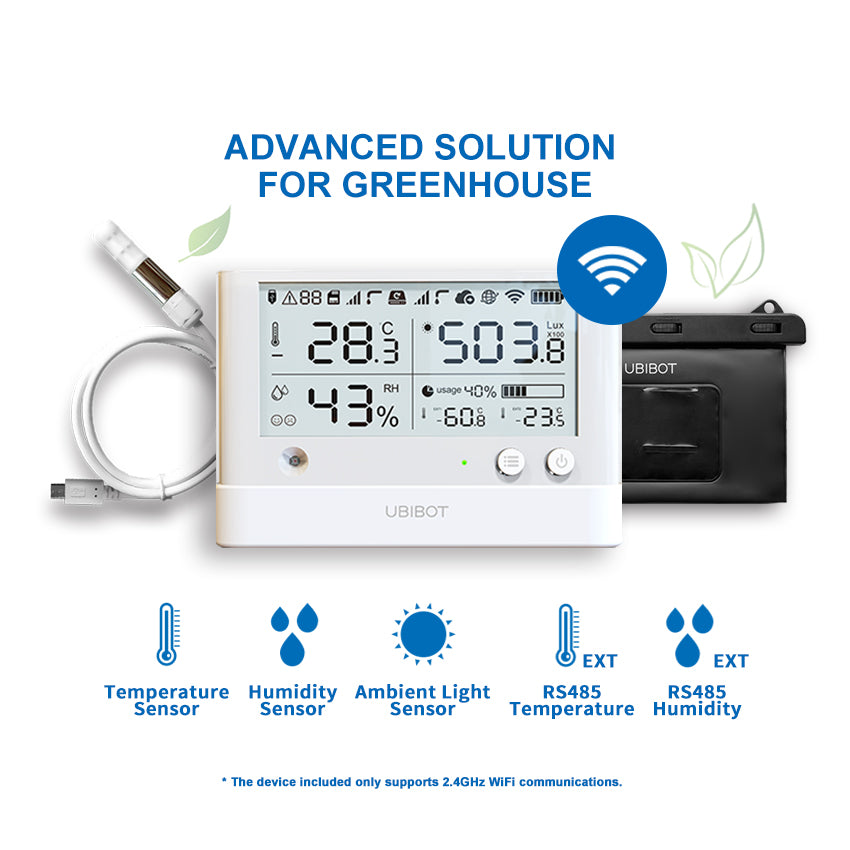 UbiBot WS1 Wireless Smart Temperature Humidity Monitor