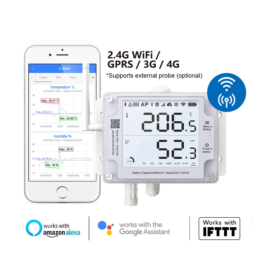 UbiBot GS1 Temperature and Humidity Sensing Device – UbiBot Online