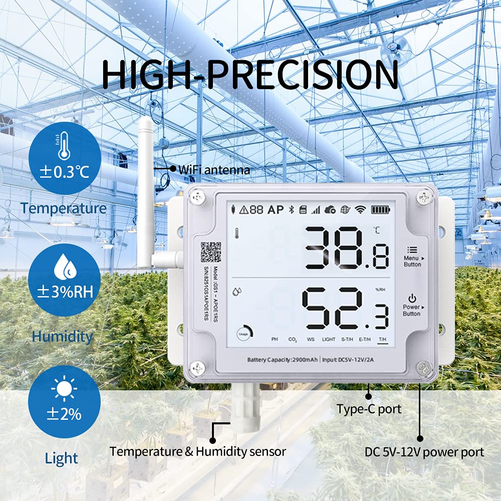 Buy UbiBot WS1, WS1 Pro WiFi Light, Temperature Sensors & Probe ...