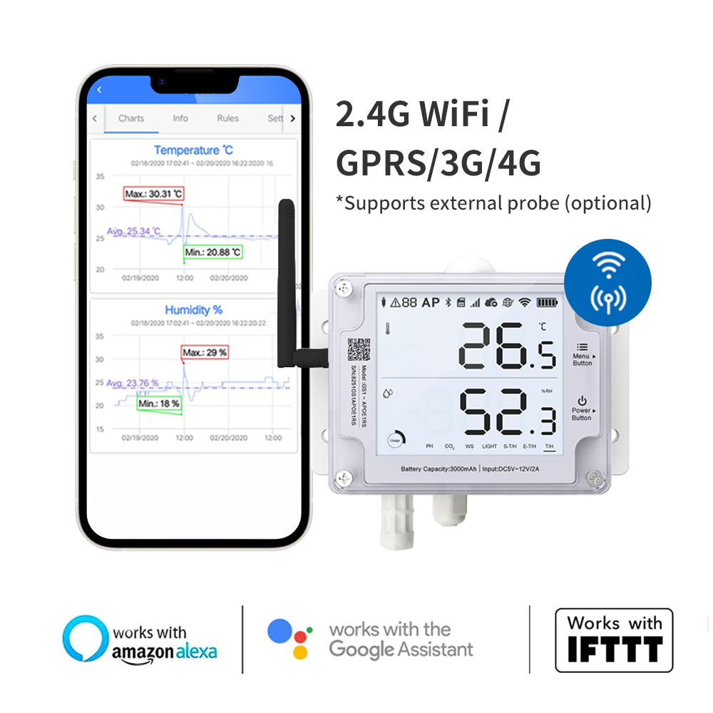 Buy UbiBot WS1, WS1 Pro WiFi Light, Temperature Sensors & Probe ...