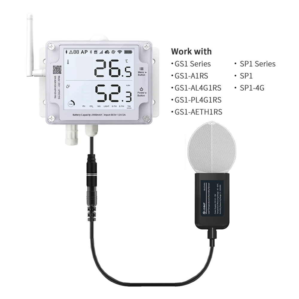 Leaf Temperature & Humidity Sensor UB-LTH-N1 – UbiBot Online Store