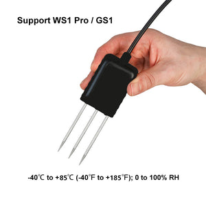 Soil Temperature and Moisture Sensor