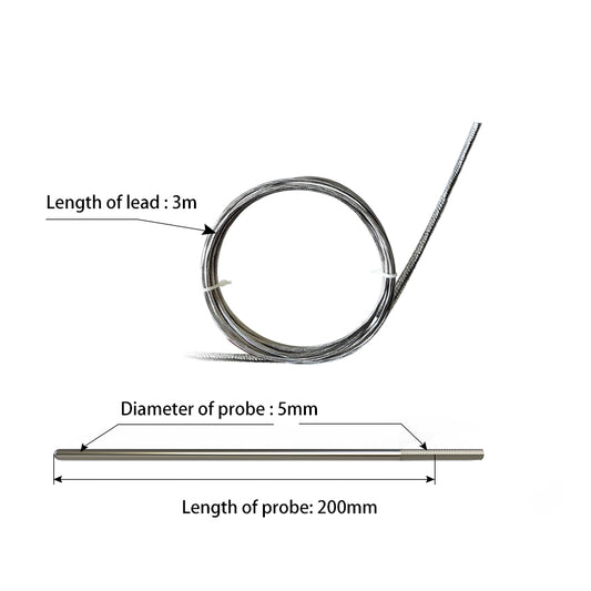 PT 100 Industrial-grade Temperature Probe - Audio
